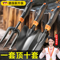 German small shovel flower planting tool gardening three-piece set flower planting rake succulent shovel hoe vegetable planting tool