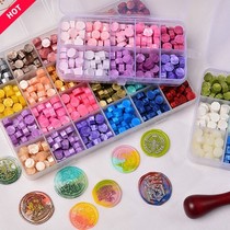 Fire Lacquer Wax Grain Fire Lacquered Wax Seal Grain Seal Wax Mold Retro Fire Lacquer Seal Fire Lacquer Wax Grain Suit Tool Mix Color