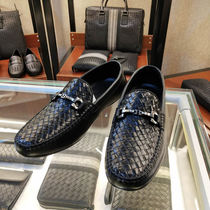 BV WHQN MAQH new male shoes young mans skin manually prepared leather shoes mens leather weaving bean shoes