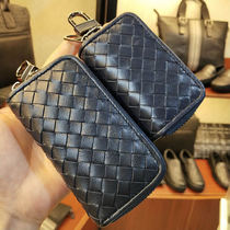 Key package male and female young lamb skin hand weaving genuine key sleeve hanging universal bv0605