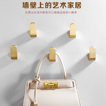 Light Extravagant Brass Golden Black Dress Hook Wall Wall-mounted Cloister Living-room Decorated Toilet Cloak Hook Door Back Hook