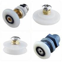 Universal shower room pulley bathroom glass door hanging wheel old moving door wheel fitting circular sliding door roller