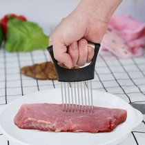 Meat tie device Fine needle 304 stainless steel loose meat device Steak needle tender meat device Vegetable cutting hand guard device Meat hammer meat tie needle