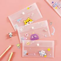 Mask storage bag adult children Universal Portable cartoon button bag environmental protection no odor