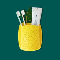 Corn drain storage cup pineapple silicone rack non-perforated toilet bathroom creative childrens toothbrush toothpaste
