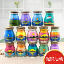 Goddess Festival gift sand painting bottle small custom birthday gift girl to send girlfriend boy friend practical New Years Day