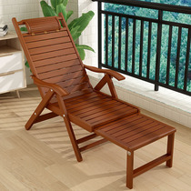 Folding Chair Deck Chair Adults Afternoon Nap Home Seniors Casual Cool Chairs Summer Old Bamboo Chair Balcony Leaning Back Chairs