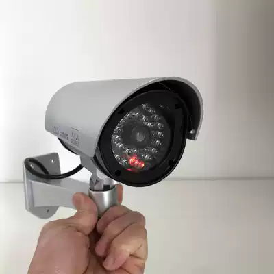 Simulation camera fake monitoring home outdoor outdoor rainproof with flashing lights monitoring model demolition decoration decoration