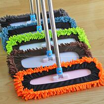Skewer mop household chenille mop durable lazy tile mopping cleaning artifact wet and dry dual-use detachable washable