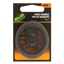 FOX KWIK CHANGE POP-UP WEIGHTS (Non-trace lead )