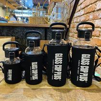 2000 ml of cup 1500ml large capacity glass kettle portable water glass female net reddits 2022 megacity