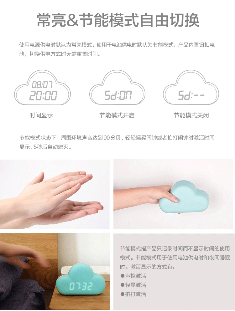 Настольные часы Loveqin Muid LED Настольные часы Loveqin Muid LED