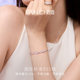 Fanci Fanqi Wisteria Flower Smile 팔찌 팔찌 여성 실버 틈새 시장 여자 친구를위한 생일 선물 Fanci Fanqi Wisteria Flower Smile 팔찌 팔찌 여성 실버 틈새 시장 여자 친구를위한 생일 선물