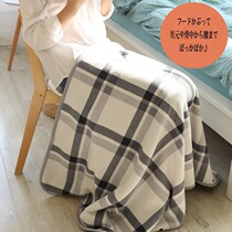 Japanese Flannel Blanket Office Afternoon Nap Blanket Single Air Conditioning Blanket Cover Leg Blanket Shawl Thickened Cover Blanket