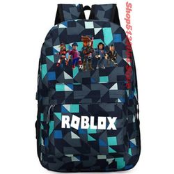 ROBLOX Plaid Backpack Kids School Bag Women Bagpack Teenage