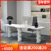 Nordic solid wood desk creative alien computer desk simple modern minimalist study desk designer writing desk