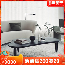 Nordic coffee table creative solid wood living room tea table shaped Japanese tea table simple tea table designer personality furniture
