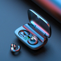 Not in ear girlsstyle wireless Bluetooth headphones double ear 2021 new ladies style hanging ear style bone conduction for a long time no pain applies to Apple oppo Huawei vivo extra-long standby renewal