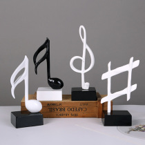 Nordic modern stave music note resin ornaments home living