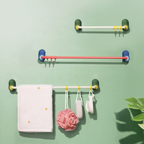 Free-to-punch bathroom slippers rack wall-mounted Shoe Rack Toilet Wall Shoes storage Toilet Shelve Shelve