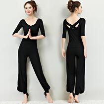 2021 New Yoga Suit Women Modale Loose Big Code Sports Fitness Suit With Chest Cushion Dance Practice