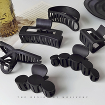 Hair End Collet Hair Big Grab Clips Bath Supplies Rear Brain Spoon Shark Clip Plastic Woman Superior Black Grip Clip