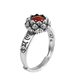 S925 Sterling Silver Southern Red Lotus Six-Character Mantra 반지는 부와 재산 지수 링 틈새 틈새를 열어 레트로 국가 트렌드 여성 S925 Sterling Silver Southern Red Lotus Six-Character Mantra 반지는 부와 재산 지수 링 틈새 틈새를 열어 레트로 국가 트렌드 여성