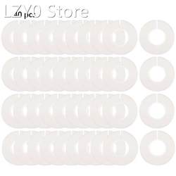 20/40pcs DIY Clothing Size Dividers Wardrobe Round Plastic C