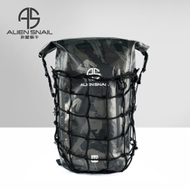 Alien Snail Motorcycle Waterproof Double Shoulder Bag Helmet Bag Riding motorcycle Rain Rain Large-capacity Rider Bag 30 liters
