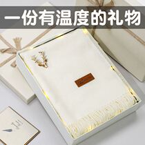 Cashmere scarf gift box birthday gift for girlfriend girlfriend wife mother warm gloves three-piece set thanksgiving