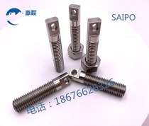 304 stainless steel stretch spring with strut two flat type SAIPO3 4 5 6 8-15 20 20 30 30