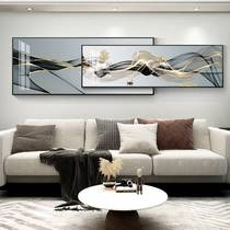 Living room decoration painting modern minimal sofa background wall light luxury painting atmospheric abstract wall painting upscale superimposed murals