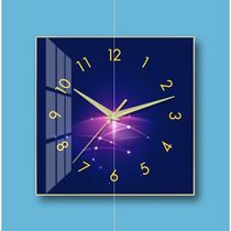 New Square Starry Sky Hung Clock Decoration Home Fashion Light Luxury Modern Minima Living-room Tech Sensuo Clock Hanger