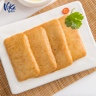 乐惠 港式q鱼饼香辣烧烤原味即食海鲜办公室休闲零食小吃100g*3