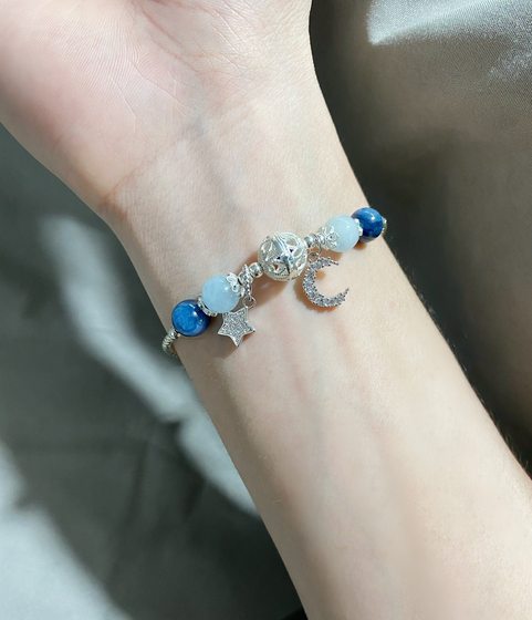 홍콩 Zhengsheng 스털링 실버 925 피트 실버 DIY 팔찌 숲 숲 시리즈 냉풍 아쿠아 마린 달빛 석조 스타 달 운송 팔찌 홍콩 Zhengsheng 스털링 실버 925 피트 실버 DIY 팔찌 숲 숲 시리즈 냉풍 아쿠아 마린 달빛 석조 스타 달 운송 팔찌