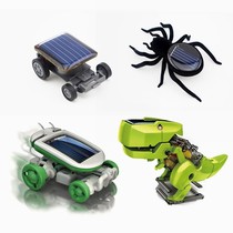 Solar Toy Car Spiders Ants 6 Hop 1 Solar DIY Machine Creative Children Novelty Assembled Toys