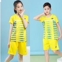 Juknicks men and womens childrens badminton suit quick dry short sleeve table tennis suit sports competition customised clothes