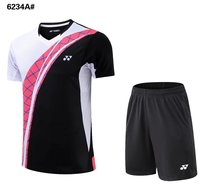 Juknicks badminton sportswear suit Uknicks breathable short sleeve table tennis uniform for volleyball