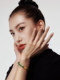 Leftgo Zuoge Genuine Natural Hotan Jasper 팔찌 여성 S925 Sterling Silver Gold 도금 에나멜 팔찌 Leftgo Zuoge Genuine Natural Hotan Jasper 팔찌 여성 S925 Sterling Silver Gold 도금 에나멜 팔찌