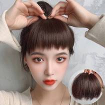 Personality dog nibbling Liu Hai wig female daily sSSED short hair fake Liu Hai wig invisible trace naturally