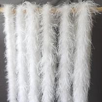 Multi-layer encrypted bold ostrich feather strips ostrich top dance clothing dress fashion diy handmade clothing accessories