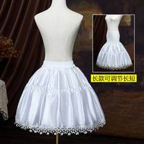 Lolita skirt support Lolita star fish bone support rich silk adjustable violent flower wedding petticoat does not deform summer