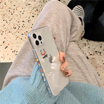 Suitable for playing winning side cartoon transparent smiling face 11 12ProMax mini apple 13 X XS XR SE mobile phone case iPhone7p female 8pl