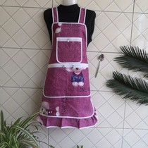 Apron 2022 New Lace Fashion Korean Version Sleeveless Women Suit Home Cute Breathable Kitchenette Cooking Adults