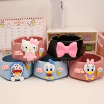 Household Ceramic Ashtray Cartoon Cute Girl Heart Creative Personality Fashion Office Bedroom European Trend Gift