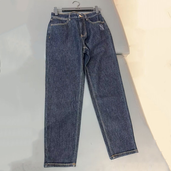 MLB jeans NY embroidered small label men and women same style couple straight sports original color jeans trousers 3LDPB0541
MLB jeans NY embroidered small label men and women same style couple straight sports original color jeans trousers 3LDPB0541