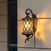 Outdoor Wall Lamp Waterproof Patio Balcony Doorway Eu Style Villa Garden Wall Light Outdoor Waterproof Yard Wall Terrace Lamp