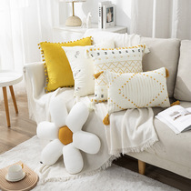 Nordic ins wind bay window decoration ornaments pillow sofa living room room hotel model room cute super soft cushion