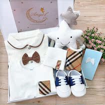 Newborn Baby Clothes Gift Box Suit Kid Full Moon Gift Gift-net Red Male Baby Spring Autumn Summer Full Moon