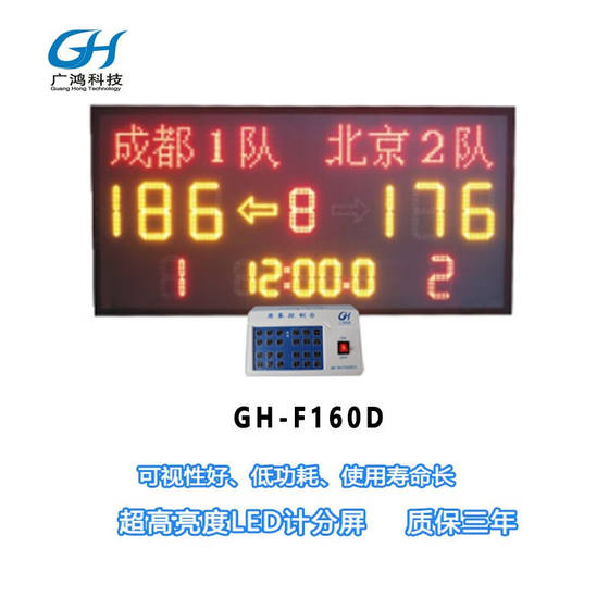 Guanghong Technology LED 동적 기능 전자 스코어 보드 화면, 농구, 축구, 배구, 탁구 배드민턴 Guanghong Technology LED 동적 기능 전자 스코어 보드 화면, 농구, 축구, 배구, 탁구 배드민턴